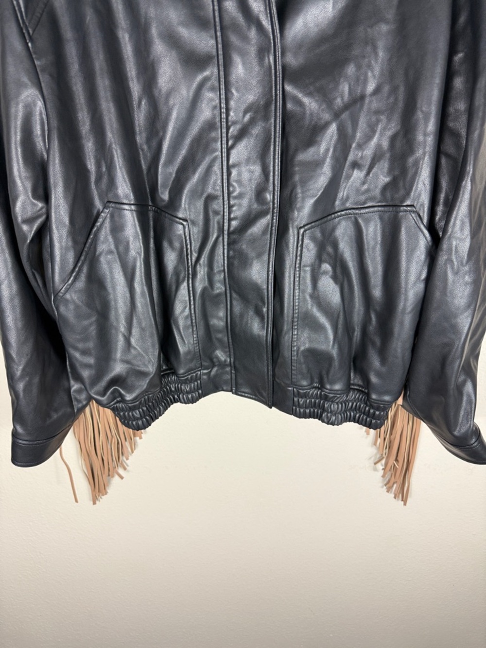 Lovers and Friends Sanna Faux Leather Jacket in Black - Picture 4 of 7